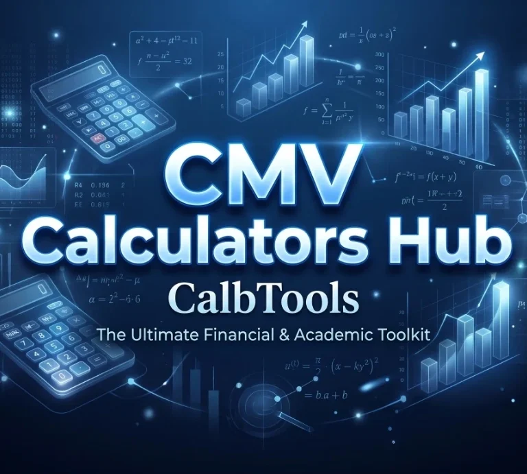 CalbTools Calculators Hub featuring free online tools for EMI, SIP, PDF and more